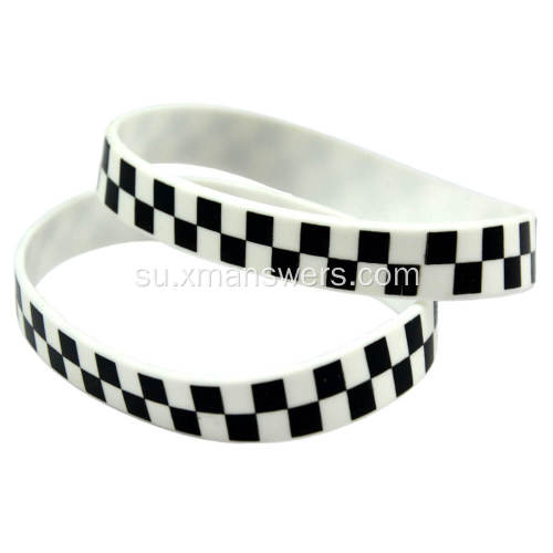 Sesuaikeun Embossed Silicone Wristband